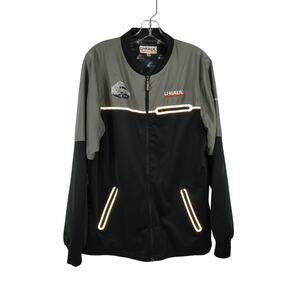 U-Haul M Full Zip Jacket Work Uniform Reflective